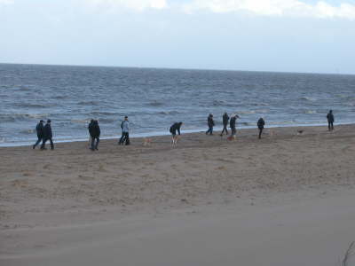 Einmal muss man doch am Strand laufen ....